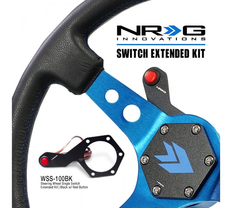 NRG Innovations Extended Single Horn Button Elite Ride Accessories