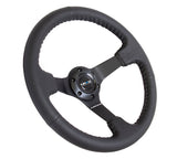 NRG Innovations Sport Steering Wheel Baseball Stitching