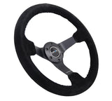 NRG Innovations Sport Steering Wheel Baseball Stitching