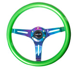 NRG Innovations Colored Wood Series Steering Wheel