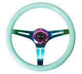 NRG Innovations Colored Wood Series Steering Wheel