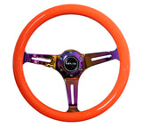 NRG Innovations Colored Wood Series Steering Wheel