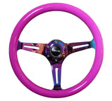 NRG Innovations Colored Wood Series Steering Wheel