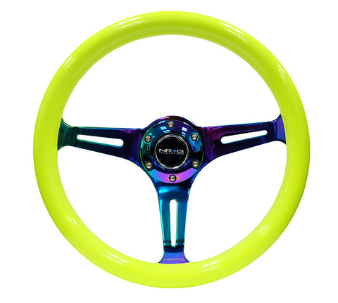 NRG Innovations Colored Wood Series Steering Wheel