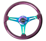 NRG Innovations Colored Wood Series Steering Wheel