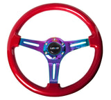 NRG Innovations Colored Wood Series Steering Wheel